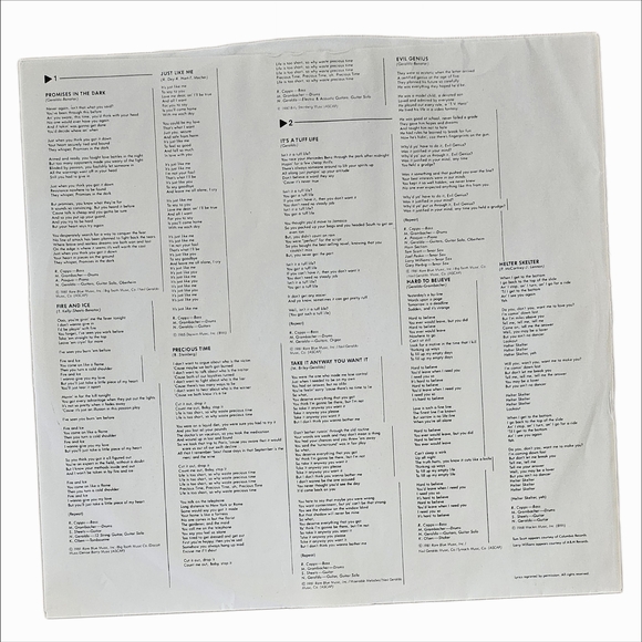 PAT BENATAR•Precious Time•Chrysalis (#CHR 1346)•Santa Maria Pressing - Picture 4 of 10